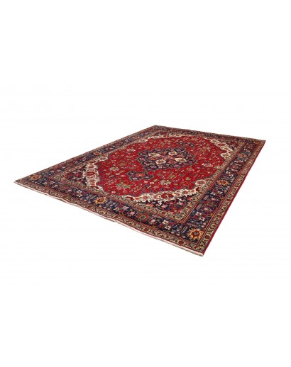 Tappeto Tabriz Persia marrone giallo 250x340