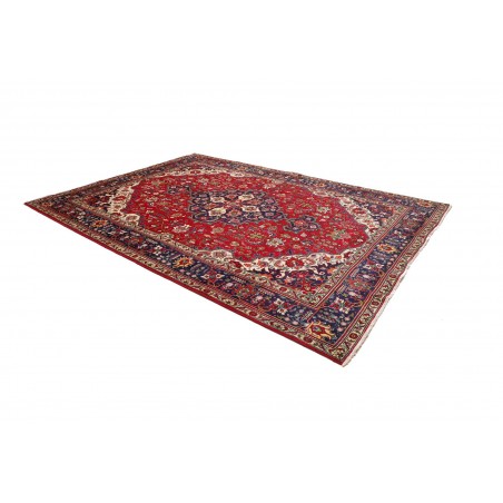 Tappeto Tabriz Persia marrone giallo 250x340