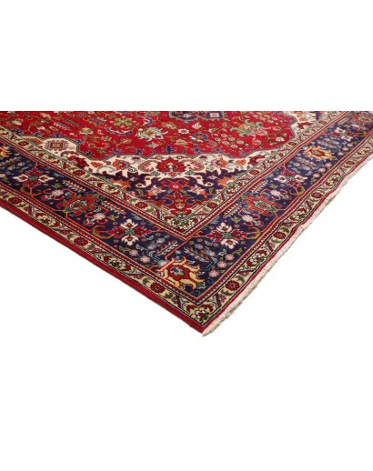Tappeto Tabriz Persia marrone giallo 250x340