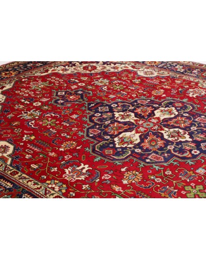 Tappeto Tabriz Persia marrone giallo 250x340