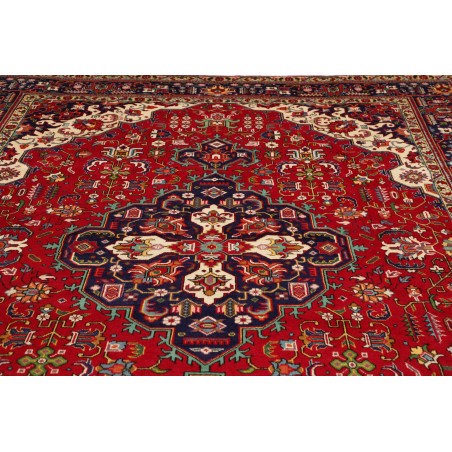 Tappeto Tabriz Persia marrone giallo 250x340