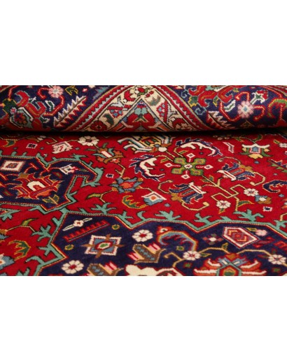 Tappeto Tabriz Persia marrone giallo 250x340