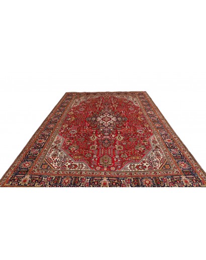 Tappeto Tabriz Persia marrone giallo 255x345