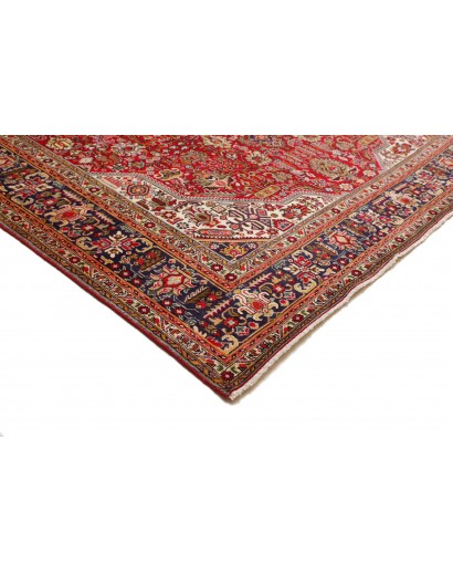 Tappeto Tabriz Persia marrone giallo 255x345