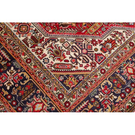Tappeto Tabriz Persia marrone giallo 255x345