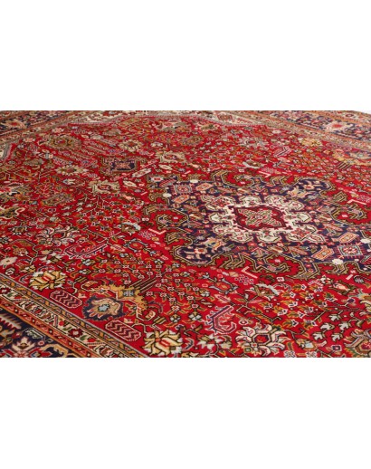 Tappeto Tabriz Persia marrone giallo 255x345