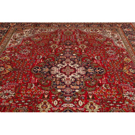 Tappeto Tabriz Persia marrone giallo 255x345