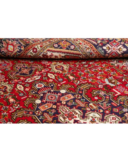 Tappeto Tabriz Persia marrone giallo 255x345