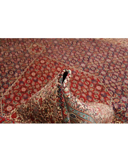 Tappeto Tabriz Persia marrone giallo 303x383