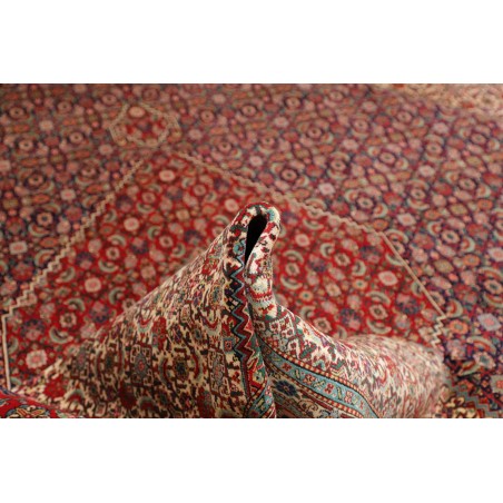 Tappeto Tabriz Persia marrone giallo 303x383