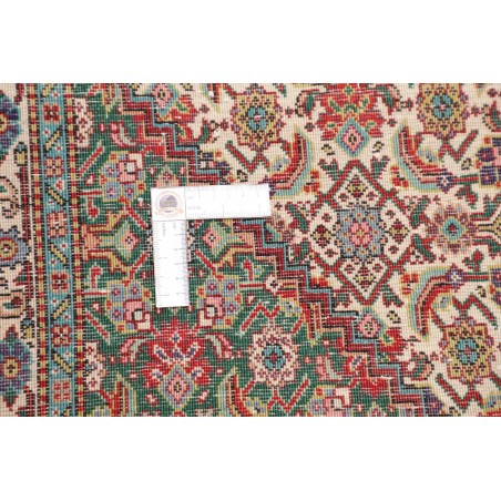 Tappeto Tabriz Persia marrone giallo 303x383
