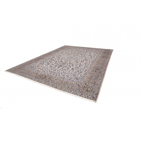 Tappeto Kashan Persia beige verde 300x403