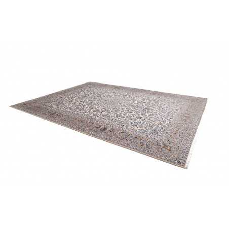 Tappeto Kashan Persia beige verde 300x403