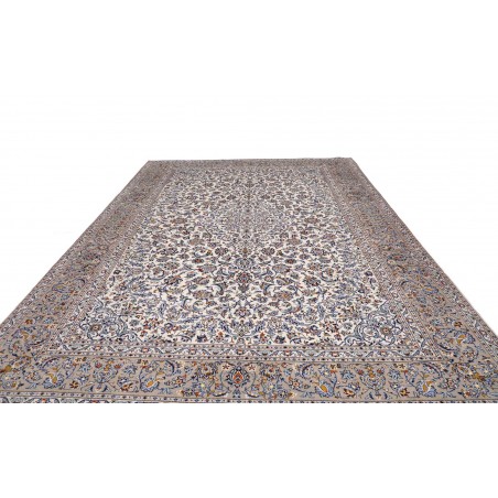 Tappeto Kashan Persia beige verde 300x403