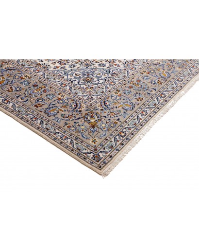 Tappeto Kashan Persia beige verde 300x403