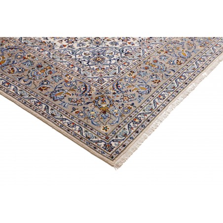 Tappeto Kashan Persia beige verde 300x403