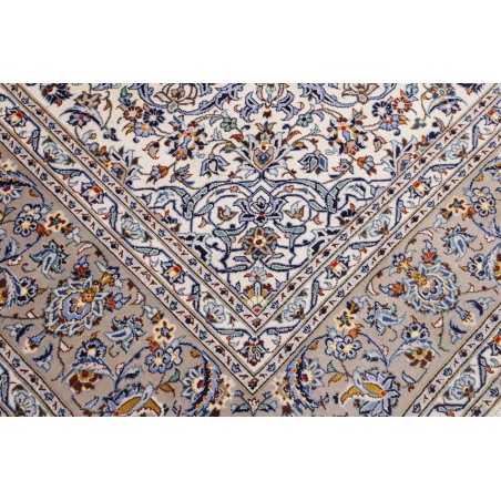 Tappeto Kashan Persia beige verde 300x403