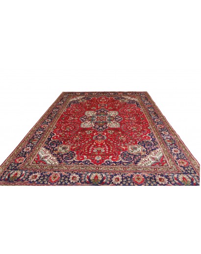 Tappeto Tabriz Persia marrone grigio 260x336