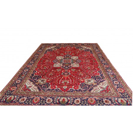 Tappeto Tabriz Persia marrone grigio 260x336