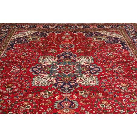 Tappeto Tabriz Persia marrone grigio 260x336