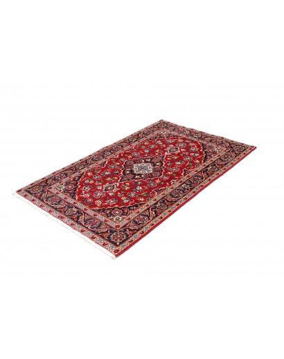 Tappeto Kashan Fine Persia marrone giallo 100x156