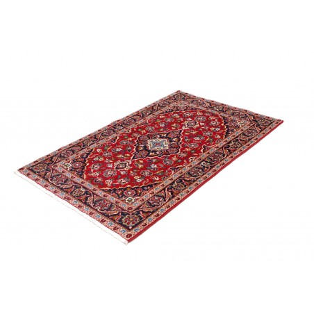Tappeto Kashan Fine Persia marrone giallo 100x156