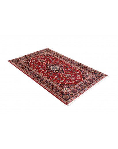 Tappeto Kashan Fine Persia marrone giallo 100x156