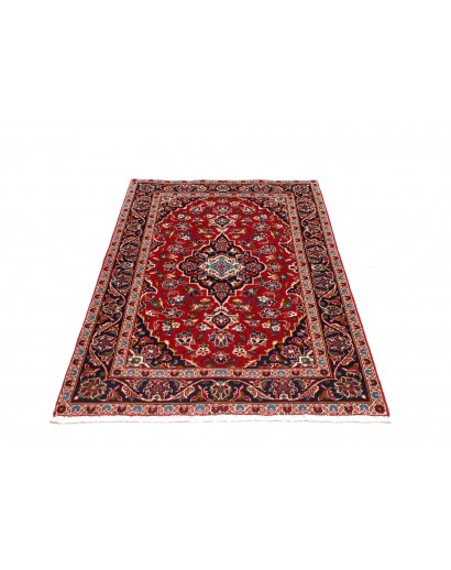 Tappeto Kashan Fine Persia marrone giallo 100x156