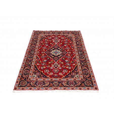 Tappeto Kashan Fine Persia marrone giallo 100x156