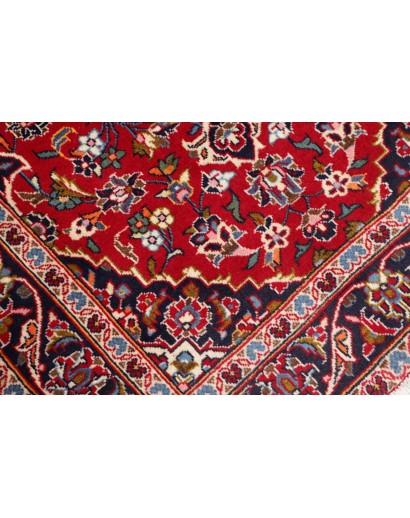 Tappeto Kashan Fine Persia marrone giallo 100x156