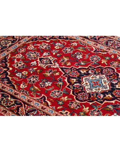 Tappeto Kashan Fine Persia marrone giallo 100x156