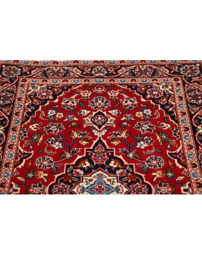 Tappeto Kashan Fine Persia marrone giallo 100x156
