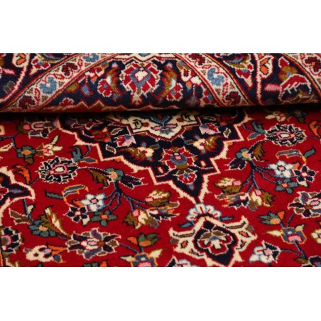 Tappeto Kashan Fine Persia marrone giallo 100x156