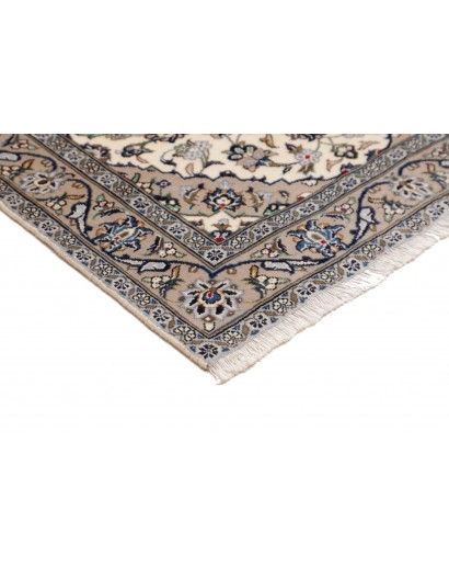 Tappeto Kashan Fine Persia beige grigio 95x143
