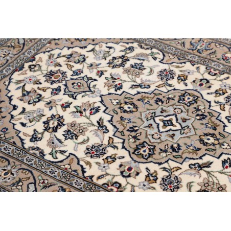 Tappeto Kashan Fine Persia beige grigio 95x143