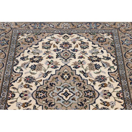 Tappeto Kashan Fine Persia beige grigio 95x143
