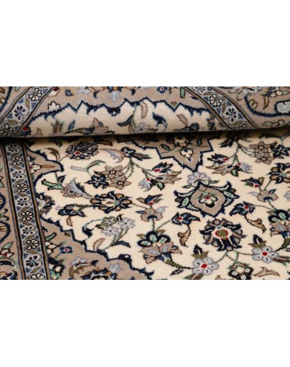 Tappeto Kashan Fine Persia beige grigio 95x143