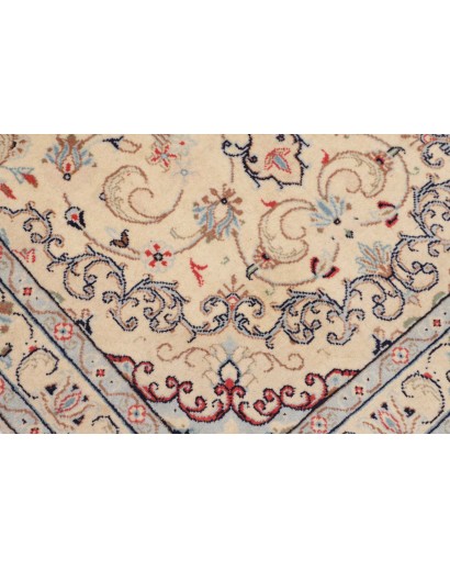 Tappeto Kashan Fine Persia bianco giallo 96x150