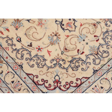 Tappeto Kashan Fine Persia bianco giallo 96x150