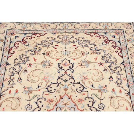 Tappeto Kashan Fine Persia bianco giallo 96x150