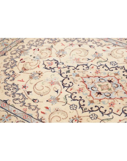 Tappeto Kashan Fine Persia bianco giallo 96x150