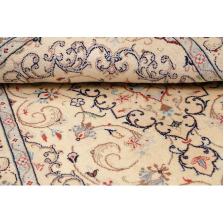 Tappeto Kashan Fine Persia bianco giallo 96x150