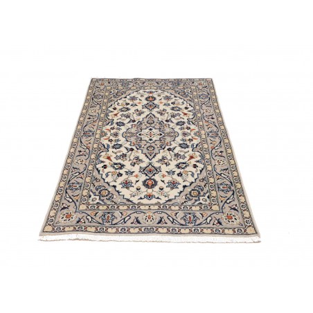 Tappeto Kashan Fine Persia beige bianco 96x150