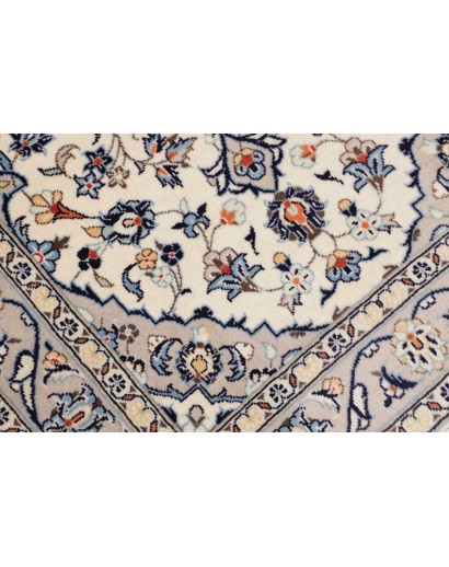 Tappeto Kashan Fine Persia beige bianco 96x150