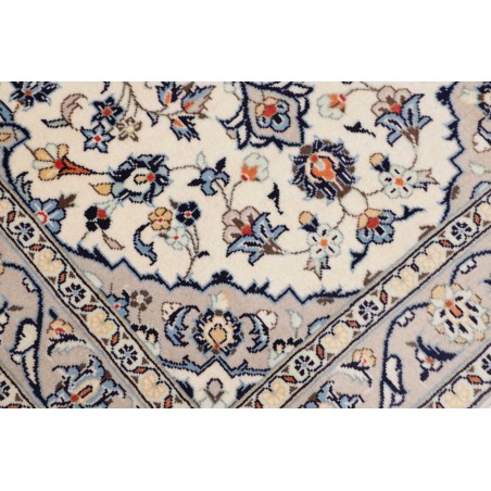 Tappeto Kashan Fine Persia beige bianco 96x150