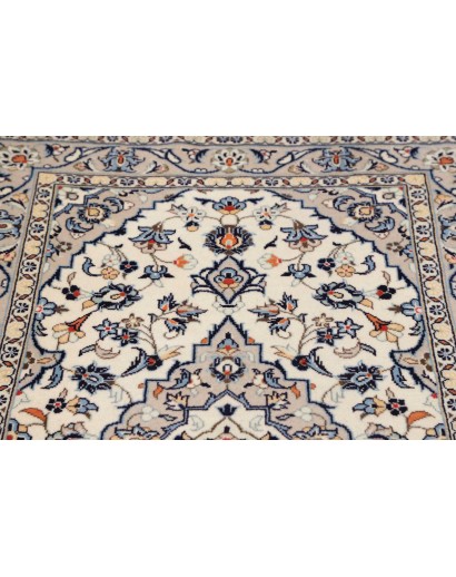 Tappeto Kashan Fine Persia beige bianco 96x150