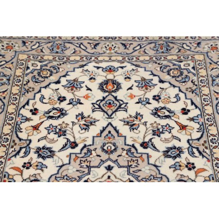 Tappeto Kashan Fine Persia beige bianco 96x150