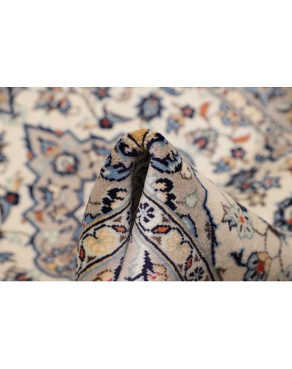 Tappeto Kashan Fine Persia beige bianco 96x150