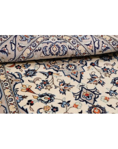 Tappeto Kashan Fine Persia beige bianco 96x150