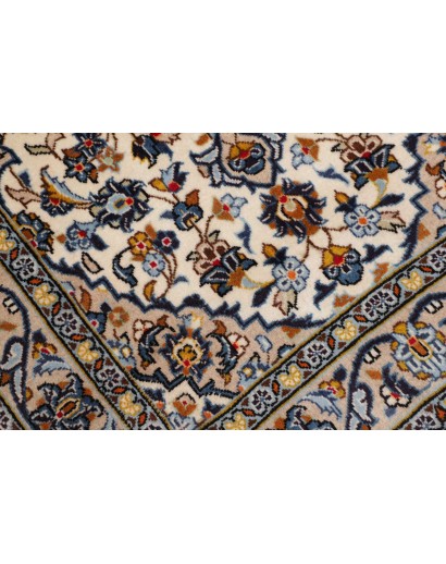 Tappeto Kashan Fine Persia beige grigio 100x152